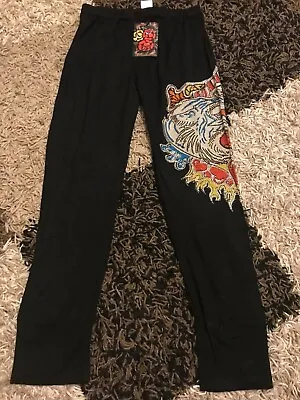 Ed Hardy Hollywood Black Leggings/ Gils Size M  • £26.90