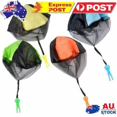 Hand Throwing Kids Mini Play Parachute Toy Man Model Outdoor Sports Toys • $9.20