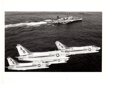 $19.99 • Buy Vought A7A Corsair II VA46 Navy Aircraft Photo 8x10 USS JFK USS Eugene A. Greene