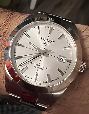 Tissot Gentleman Silver Men's Watch - T127.407.11.031.00 • £550