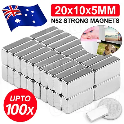 N52 Super Strong Magnets Block Rare Earth Cuboid Neodymium Super Strong Magnet • $7.85