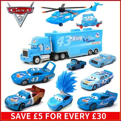 £8.12 • Buy Disney Pixar Cars Lot Dinoco King Helicopter New McQueen  1:55 Diecast Toy Car