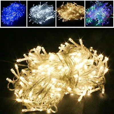 £20.99 • Buy 20-1000 LED Fairy String Lights Waterproof For Outdoor Garden Bedroom Patio Tree