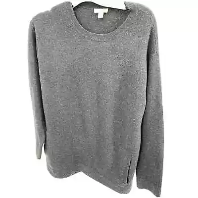 Pure J.Jill Soft Touch Cotton Women Tunic Sweater XS Plus Heather Charcoal Gray • $10