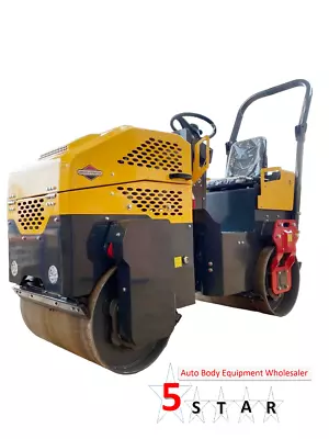 New 1 Ton Vibratory Compactor Asphalt Roller Road Construction EPA Certified • $6150