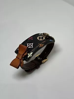 Louis Vuitton Ltd Ed  Takashi Murakami Black Multi Bracelet Vintage Used - Rare • £249.99