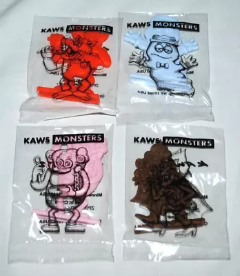 Set Of 4 General Mills Kaws Monsters Figures Limited Edition 2022 - New - Sealed • $19.99