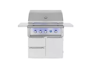 $9471 • Buy American Made Grills Estate 36  Natural Gas Grill On Cart With Smoker Tray