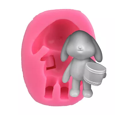 Easter Bunny Mould Silicone Fondant Sugarcraft Cake Decorating Chocolate Rabbit • £13.44