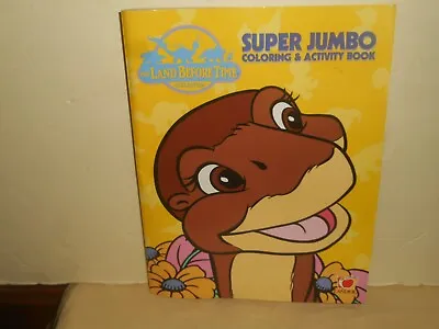 $13.95 • Buy The LAND BEFORE TIME Super Jumbo Coloring & Activity Book Unmarked LANDOLL