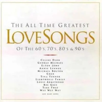 Various : The All Time Greatest Love Songs Of The CD FREE Shipping Save £s • £2.96