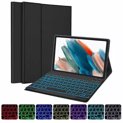 Detachable Backlit Keyboard Case Cover For Galaxy Tab A8 SM-X200/X205/X207 • $45.99