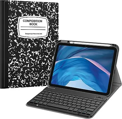 Keyboard Case For IPad 10th Gen 10.9  (2022) Soft TPU Back Cover W/Pencil Holder • $20.19