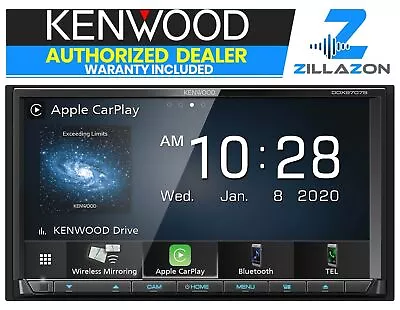 Kenwood DDX9707S 6.95  Car Play Receiver With Built-In Bluetooth With Carplay • $649