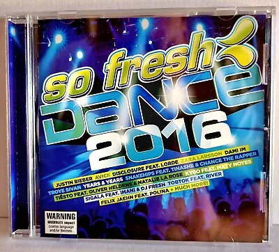 So Fresh Dance 2016 CD | 21 Tracks Justin Bieber Avicii Tiesto  • $17.99