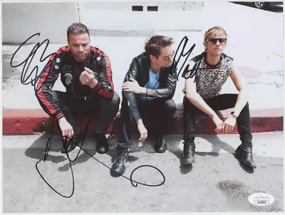 Muse Matt Bellamy Rock Band Autographed Signed Photo JSA 25444 • $249.99