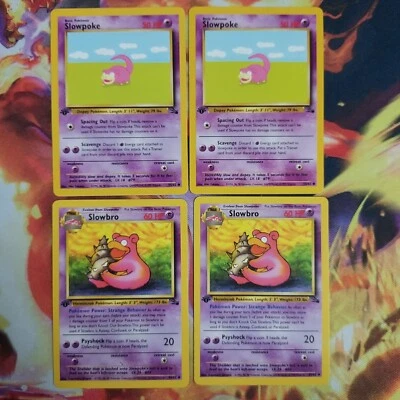 $1.99 • Buy Pokémon TCG Slowbro Fossil 43 Regular 1st Edition Uncommon Read Description 