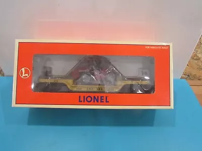 O SCALE Lionel 6-16957 Depressed-Center Flatcar W/ERTL Case 4WD Loader Lot#1704 • $28.95