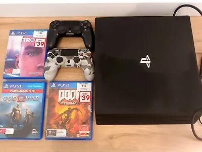 $102.50 • Buy PS4 Pro 1TB, 2 Controllers, 3 Games