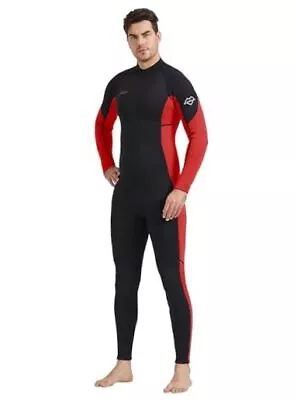  Men Wetsuits 3/2mm And 5/4 Mm Neoprene Wet Suit XX-Large M1-3/2mm-Back Zip-Red • $92.51