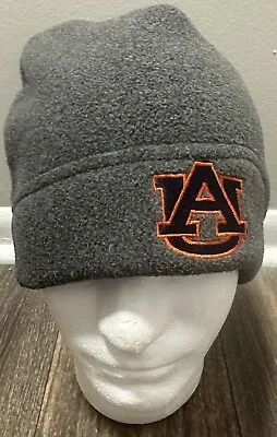 SEC Auburn Tigers Football Men's Large Gray Toboggan Beanie Hat 100% Polyester • $22