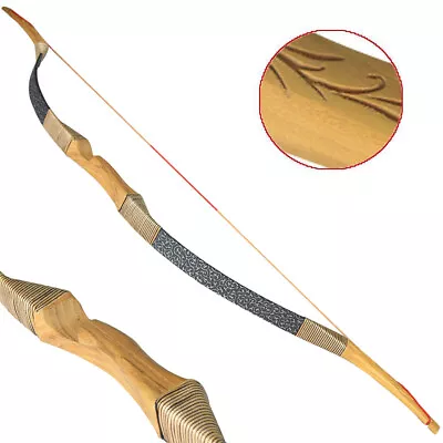 40lbs Handmade Archery 54  Traditional Recurve Bow Hunting Mongolian Horsebow RH • $103.39