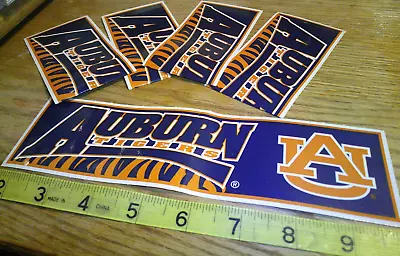 5 NCAA Collegiate Banner Stickers Officially Licensed Auburn Tigers • $8