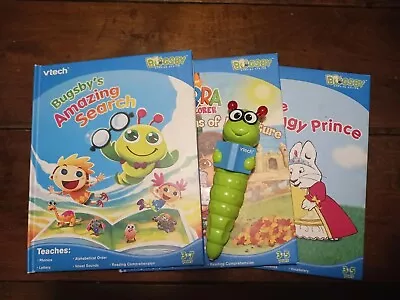 Vtech Bugsby Set Of 3 Books And Pen • $25