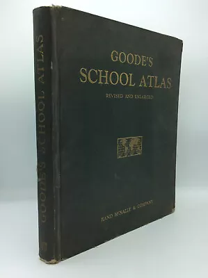 GOODE'S SCHOOL ATLAS By J. Paul Goode - 1932 - Vintage - Illustrated - World • $20