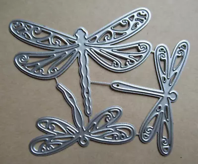 Set Of 3 Dragonflies Metal Die Cutter • £4.49