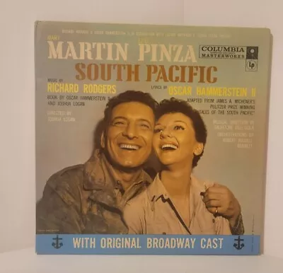 Martin Pinza South Pacific Original Broadway Cast Vinyl Record Columbia  • $9.99