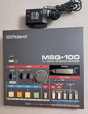 VINTAGE Roland MSQ-100 MIDI Digital Keyboard Recorder  • $155