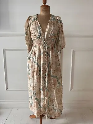 $137.50 • Buy Zimmermann Dress Linen Print Size 0