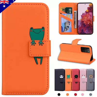 Flip Case Leather Wallet Cover For Samsung S24 S23 S22 S21 S20 FE Ultra Plus S10 • $12.39