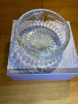 Edinburgh Crystal Bowl. New With Box. Approx 20cm X 10cm • £20