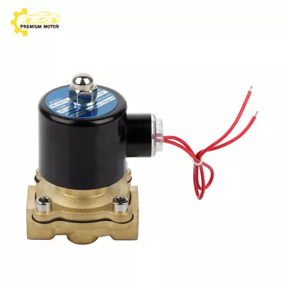 1/2  Npt Air Ride Suspension Valve Electric Solenoid Brass For Train Horn Fast 1 • $22.79