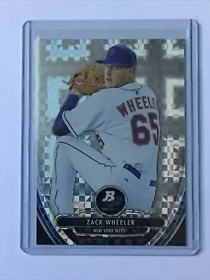 2013 Bowman Platinum Prospects Chrome X-Fractor Zack Wheeler #BPCP5 Rookie RC • $3.99