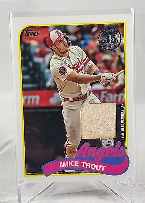 2024 Topps Series 1 Mike Trout 1989 Relic Card Game Used Bat Los Angeles Angels  • $15