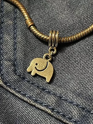 Elephant Shiny Bead Dangle Pendant Charm Gift Jewellery ‘Pandoras--box’ • £1.89