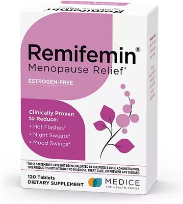 Enzymatic Therapy Remifemin Estrogen-Free Menopause Relief 120 Tablets • $56.16