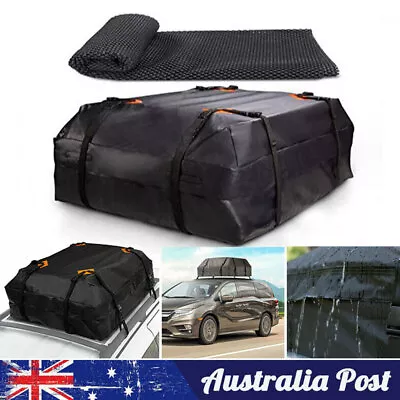 Car Roof Top Rack Carrier Cargo Bag Waterproof Luggage Storage Cube Bag Travel • $26.79