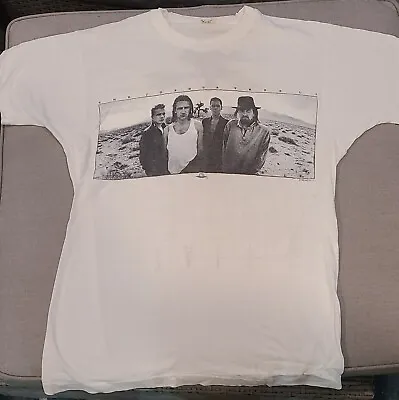 Vintage U2 Joshua Tree Live Concert Tee Shirt  Screen Stars Great Shape  FALL 87 • $210