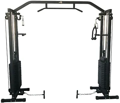 RIP X 180kg Cable Crossover Machine Gym Equipment Pull Up Multi Exercise Cage • £459.99