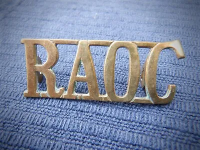 £5 • Buy Royal Army Ordnance Corps RAOC Shoulder Title Badge