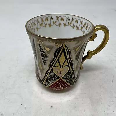 Vienna Secessionist Art Porcelain Aesthetic Movement Tea Cup 3  H 1890-1918 • $250