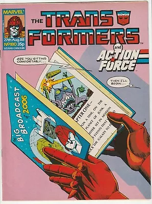 Marvel UK 1988 TRANSFORMERS #180 VF G1 BIG BROADCAST 2006 Action Force Comics  • $12