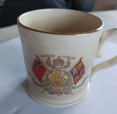 Queen Victoria Diamond Jubilee Minuature Mug 1897 • £20