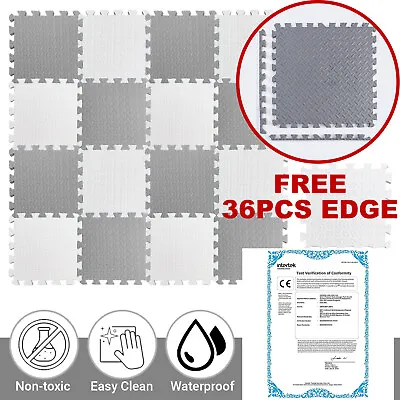 18x Baby Play Mat Crawling Puzzle Interlocking Mat Foam Floor Tiles UK Safe & CE • £14.99