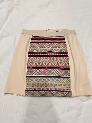 American Eagle Outfitters Aztec Tribal Print Mini Skirt Multicolor Size 4 EUC • $12.60