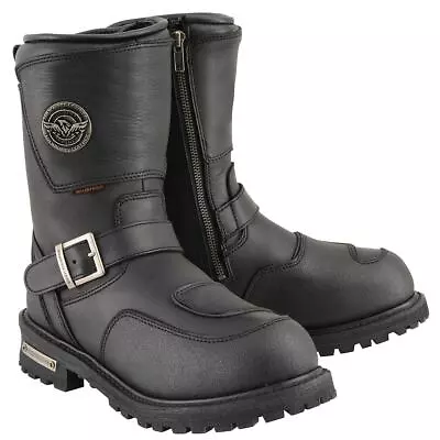 Milwaukee Leather MBM9071 Men's 9  Waterproof Engineer Motorcycle Leather Boots • $149.99